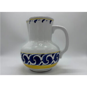 Vintage Herend Villlage Pottery Splash Pitcher New with Tags